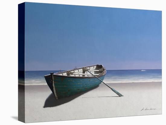 Blue Boat-Zhen-Huan Lu-Stretched Canvas