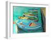 Blue Boats, 2003-William Ireland-Framed Giclee Print