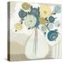 Blue Bohemian Bouquet I-June Erica Vess-Stretched Canvas