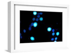 Blue Bokeh III-Erin Berzel-Framed Photographic Print