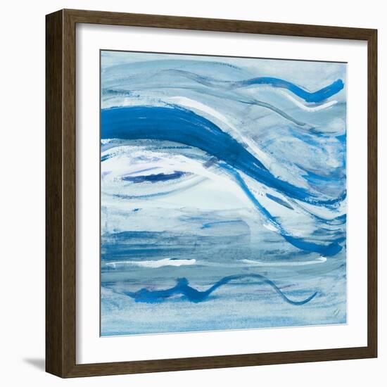 Blue Bossa Nova II-Lanie Loreth-Framed Art Print