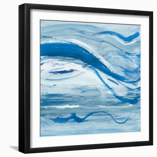 Blue Bossa Nova II-Lanie Loreth-Framed Art Print