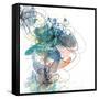 Blue Botanica-Jan Weiss-Framed Stretched Canvas