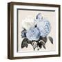 Blue Botanical Arrangement I-Kelly Donovan-Framed Art Print