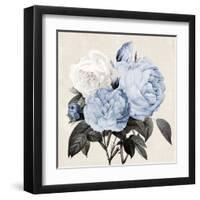 Blue Botanical Arrangement I-Kelly Donovan-Framed Art Print