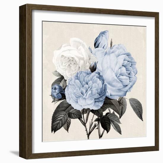 Blue Botanical Arrangement I-Kelly Donovan-Framed Art Print
