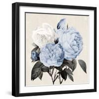 Blue Botanical Arrangement I-Kelly Donovan-Framed Art Print