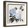 Blue Botanical Arrangement II-Kelly Donovan-Framed Art Print