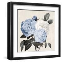 Blue Botanical Arrangement II-Kelly Donovan-Framed Art Print