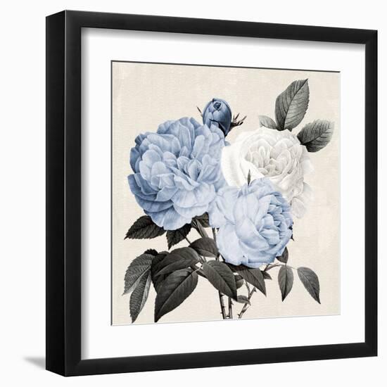 Blue Botanical Arrangement II-Kelly Donovan-Framed Art Print