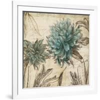 Blue Botanical I-Anna Polanski-Framed Premium Giclee Print