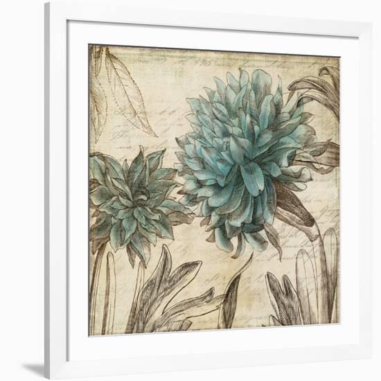 Blue Botanical I-Anna Polanski-Framed Premium Giclee Print