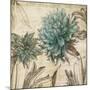 Blue Botanical I-Anna Polanski-Mounted Premium Giclee Print