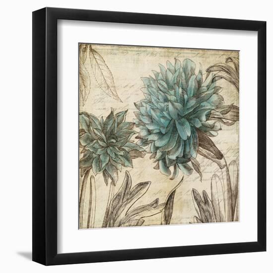 Blue Botanical I-Anna Polanski-Framed Art Print