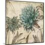 Blue Botanical I-Anna Polanski-Mounted Art Print