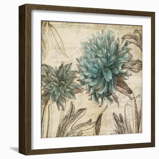 Blue Botanical I-Anna Polanski-Framed Art Print