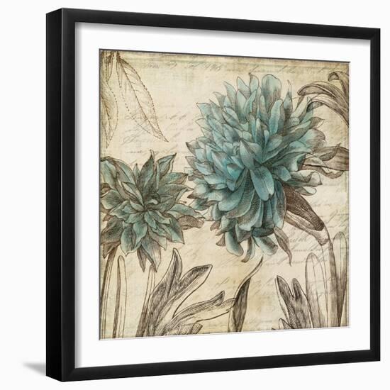 Blue Botanical I-Anna Polanski-Framed Art Print