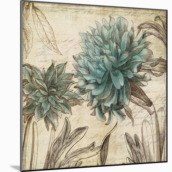 Blue Botanical I-Anna Polanski-Mounted Art Print