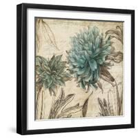 Blue Botanical I-Anna Polanski-Framed Premium Giclee Print