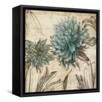 Blue Botanical I-Anna Polanski-Framed Stretched Canvas
