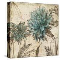 Blue Botanical I-Anna Polanski-Stretched Canvas