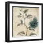 Blue Botanical II-Anna Polanski-Framed Art Print