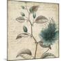 Blue Botanical II-Anna Polanski-Mounted Premium Giclee Print