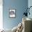 Blue Botanical Study I-Kimberly Poloson-Framed Stretched Canvas displayed on a wall