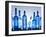 Blue Bottles-Luzia Ellert-Framed Photographic Print