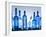 Blue Bottles-Luzia Ellert-Framed Photographic Print