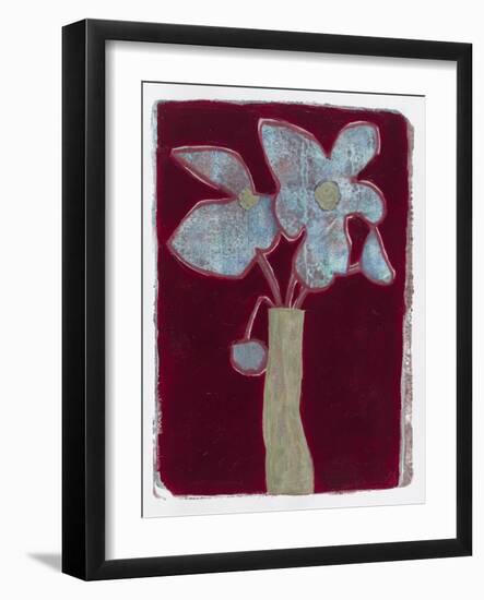 Blue Bouquet 8-Maria Pietri Lalor-Framed Giclee Print