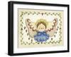 Blue Bow Angel-Debbie McMaster-Framed Giclee Print