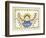 Blue Bow Angel-Debbie McMaster-Framed Giclee Print