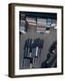 Blue Boxes 7-Moises Levy-Framed Giclee Print