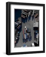 Blue Boxes 8-Moises Levy-Framed Premium Giclee Print