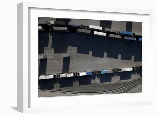 Blue Boxes 9-Moises Levy-Framed Giclee Print