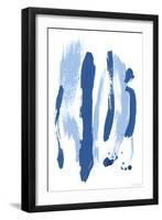 Blue Breeze V-Christina Long-Framed Art Print