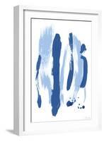 Blue Breeze V-Christina Long-Framed Art Print