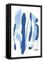 Blue Breeze V-Christina Long-Framed Stretched Canvas