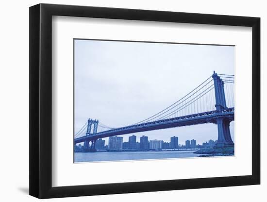 Blue Bridge-Erin Clark-Framed Giclee Print