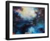 Blue Bridge-Emma Catherine Debs-Framed Art Print