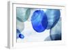 Blue Bubbles-Eva Watts-Framed Art Print