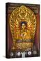 Blue Buddha Hands, Peace Altar Offerings Yonghe Gong Buddhist Lama Temple-William Perry-Stretched Canvas