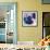 Blue Bulldog-R Berghaus-Framed Art Print displayed on a wall