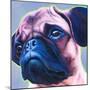 Blue Bulldog-R Berghaus-Mounted Art Print