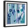 Blue Business Abstract Background with Hexagons, Lines and Nets-tairen-Framed Art Print