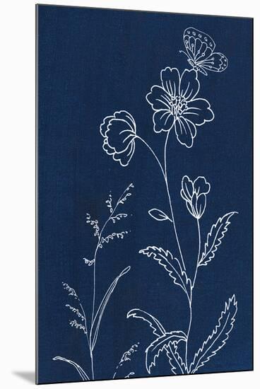 Blue Butterfly Garden II-Danhui Nai-Mounted Art Print