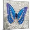 Blue Butterfly I-Alan Hopfensperger-Mounted Art Print