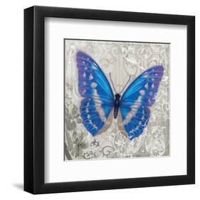 Blue Butterfly I-Alan Hopfensperger-Framed Art Print