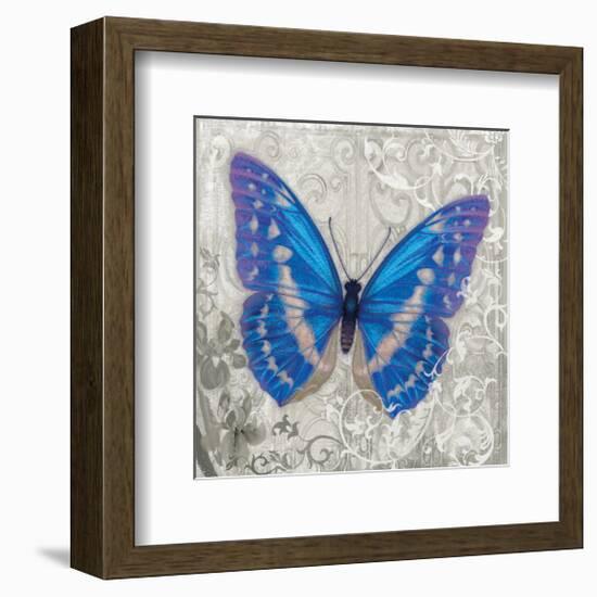 Blue Butterfly I-Alan Hopfensperger-Framed Art Print